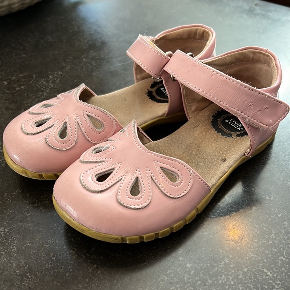 Livie & Luca - Sz. 10 - Light Pink Petal Shoes - Picture 1 of 8